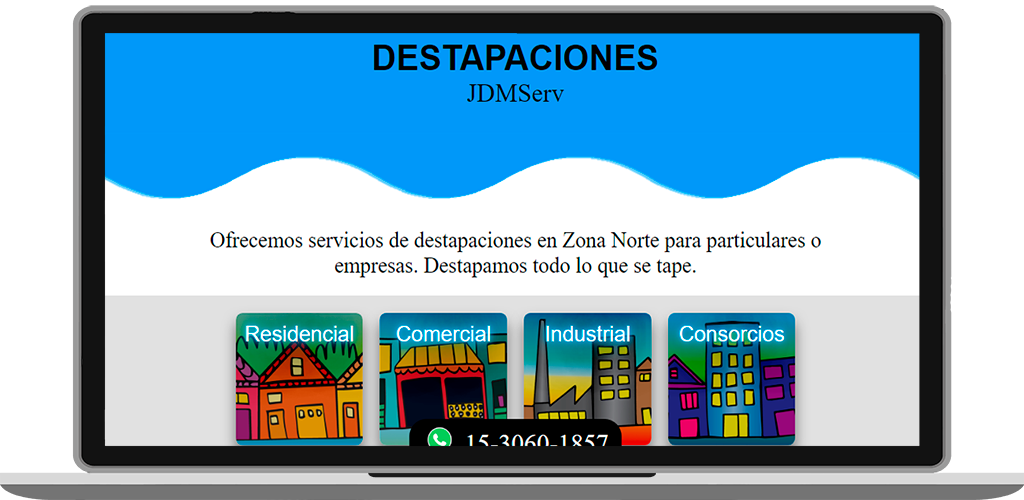 Imagen de la empresa de servicios de destapacion.